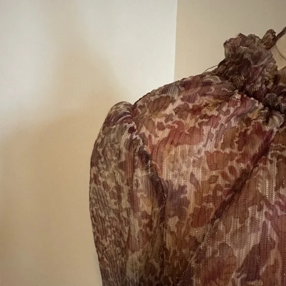 Joie Sheer Blouse- Medium - Picture 4 of 10